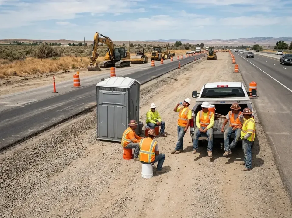 highway-road-construction-crew-007 — frequently asked questions, Porta Potty and Restroom Rentals in Missoula, MT